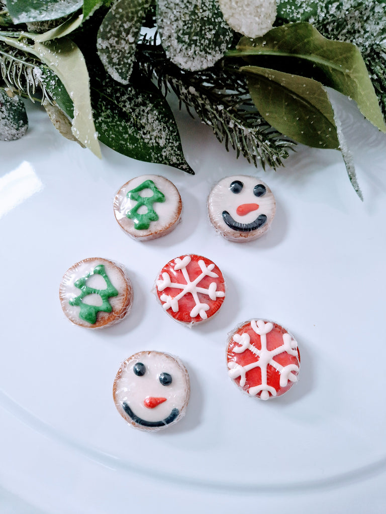 Festive Hand Iced Cookies