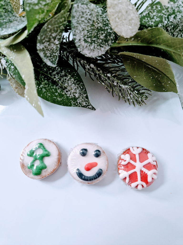 Festive Hand Iced Cookies