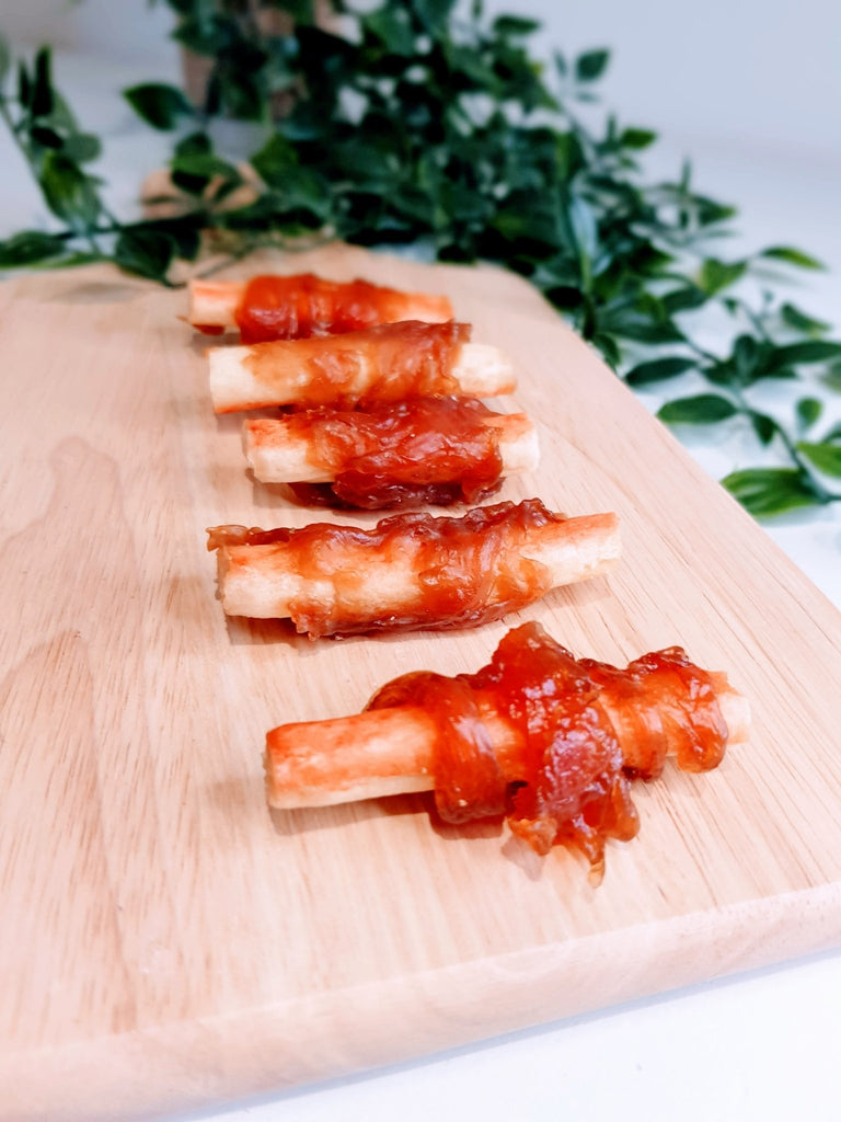 Decadent Crab & Chicken Sticks - Happy Paws and Claws
