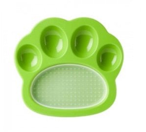 Paw Shaped 2-IN-1 Slow Feeder & Lick Pad - Happy Paws and Claws