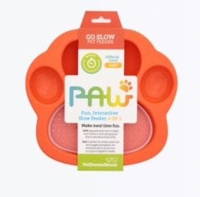 Paw Shaped 2-IN-1 Slow Feeder & Lick Pad - Happy Paws and Claws