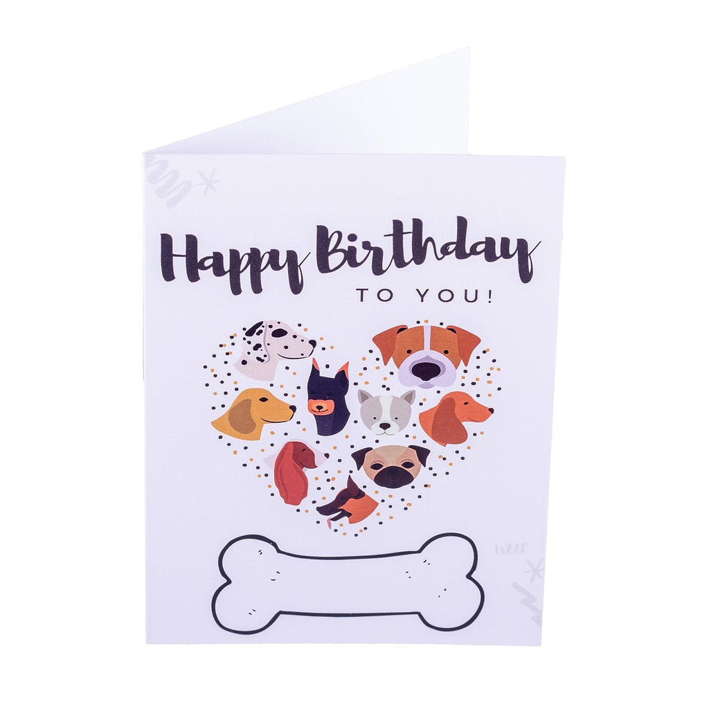 Paw-ty Time Birthday Wishes Card